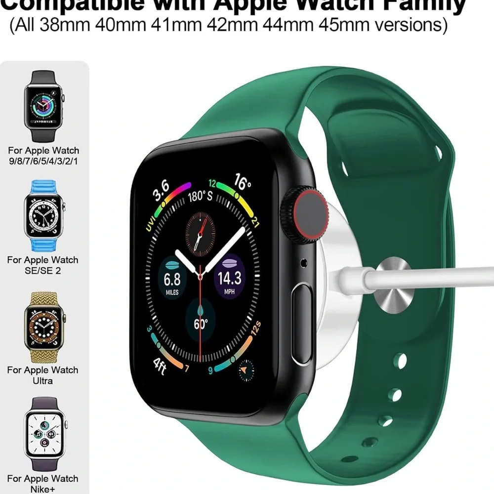 Apple Watch Magnetic Wireless Charging Cable 1m, (1 Pcs), Wireless Watch Charger